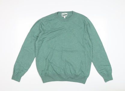 Womens UK Size XL Marks and Spencer Green Pullover Jumper
