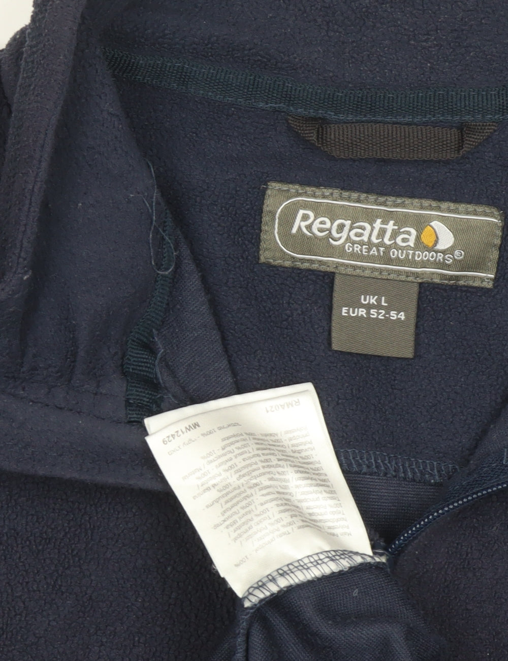 Mens UK Size L Regatta Blue Pullover Sweatshirt