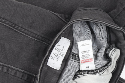 Easy Men's Black Slim Straight Jeans