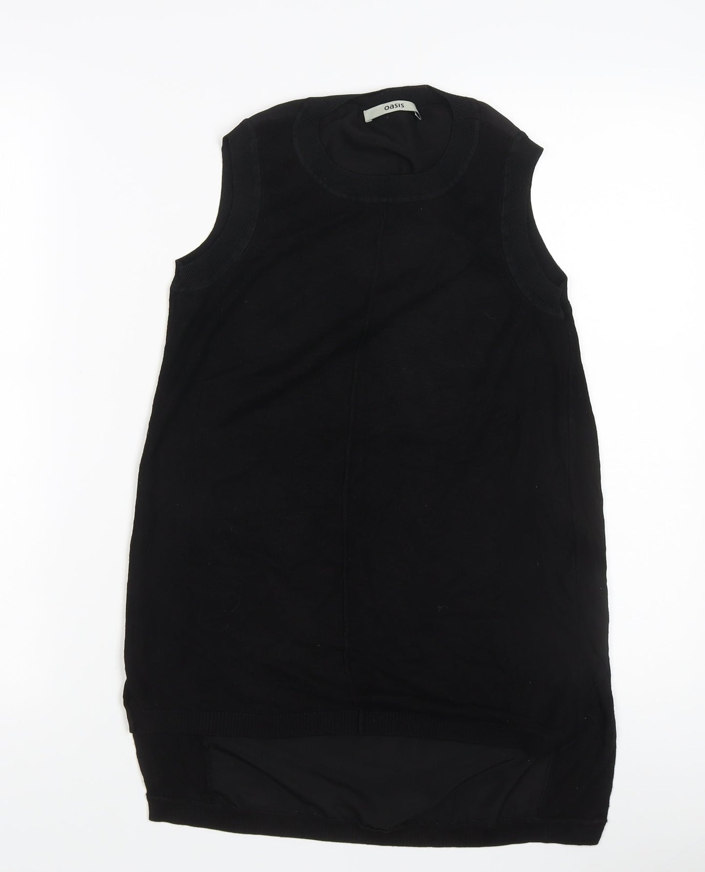 Womens UK Size S Oasis Black  Sleeveless