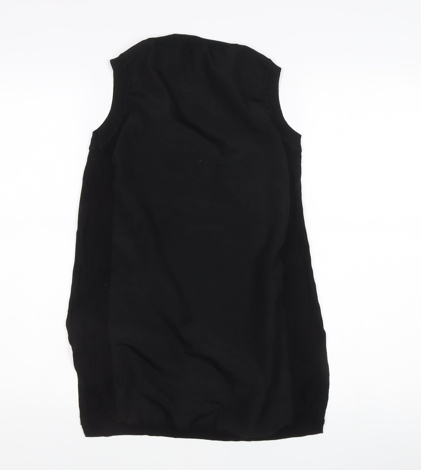Womens UK Size S Oasis Black  Sleeveless