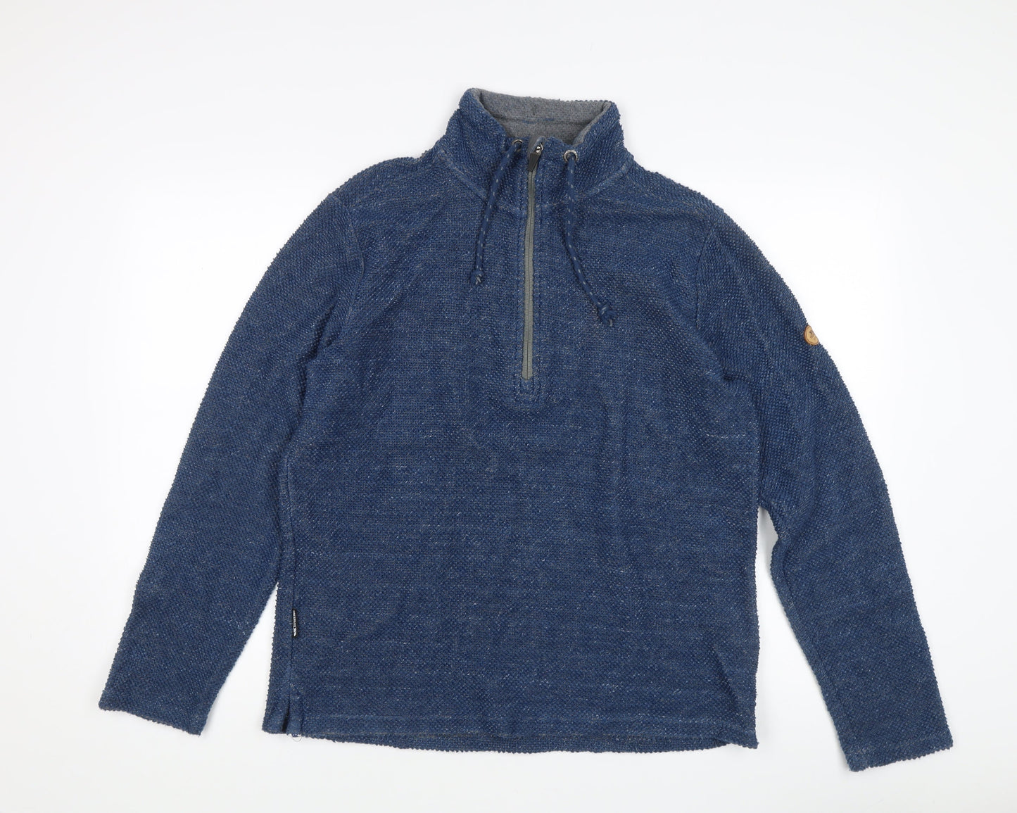 Trespass Men's Blue Pullover Sweatshirt, High Neck - M