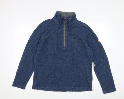 Trespass Men's Blue Pullover Sweatshirt, High Neck - M