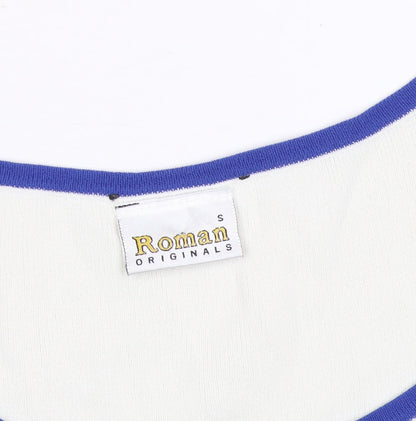 Womens UK Size S Roman Originals Blue Pullover Jumper
