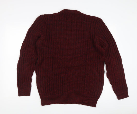 Blue Harbour Men's Red Pullover Jumper - M