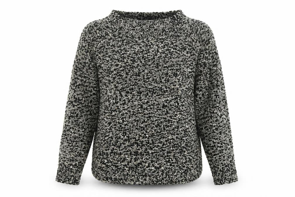 Womens UK Size S David Emanuel Black Pullover Jumper