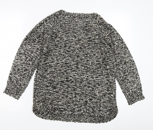 David Emanuel Women’s Black Sequined Pullover Jumper S