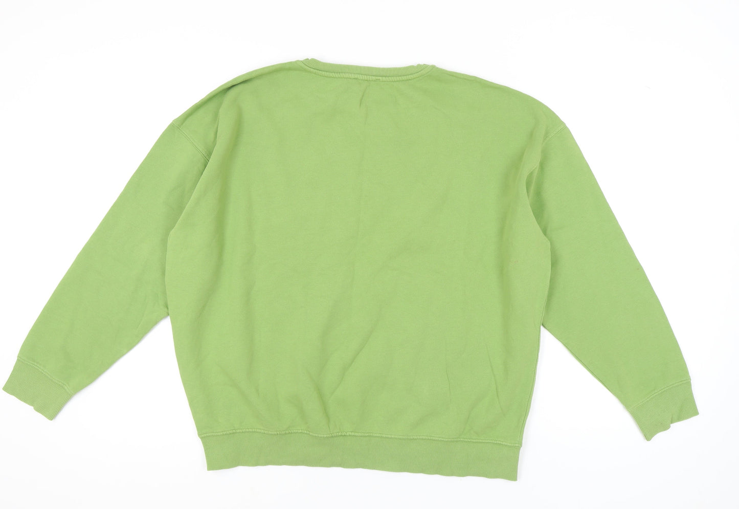 New Look Women's Green Pullover Sweatshirt L