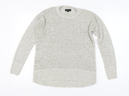 Womens UK Size S New Look Grey Pullover Jumper