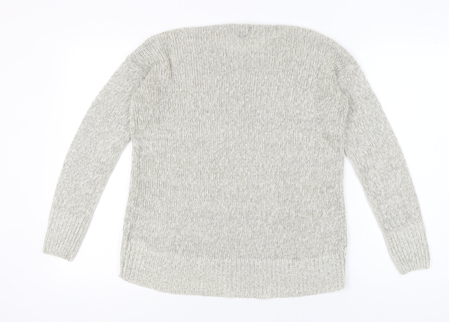 Womens UK Size S New Look Grey Pullover Jumper