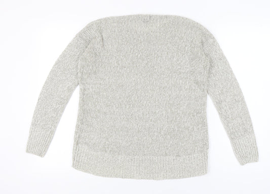 Womens UK Size S New Look Grey Pullover Jumper