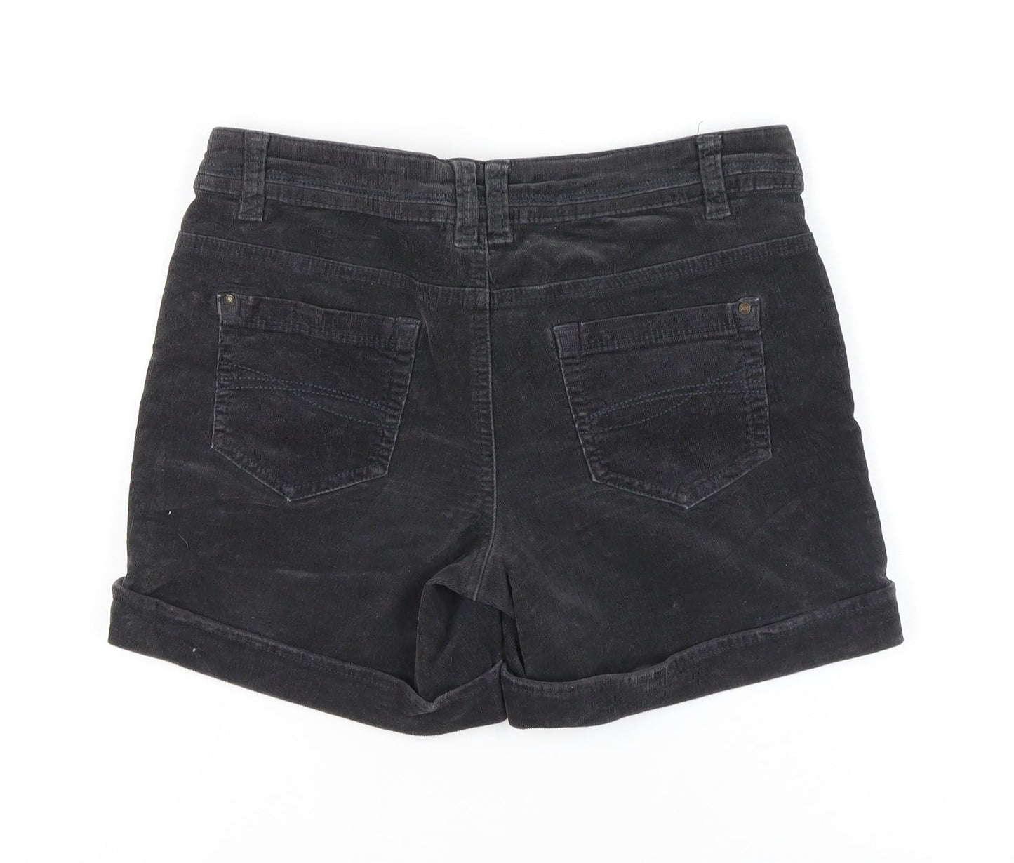 Yessica Women's Black Corduroy Shorts Size 8