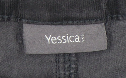 Yessica Women's Black Corduroy Shorts Size 8