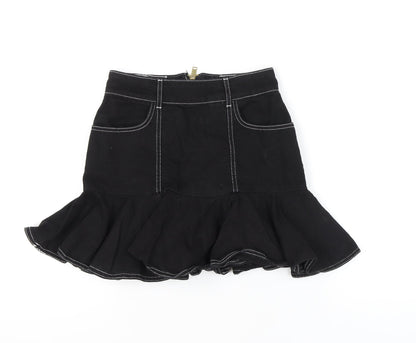 Womens UK Size 8 River Island Trumpet Denim Skirt