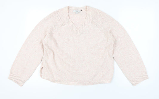 Womens UK Size M Marks and Spencer Pink Pullover Jumper