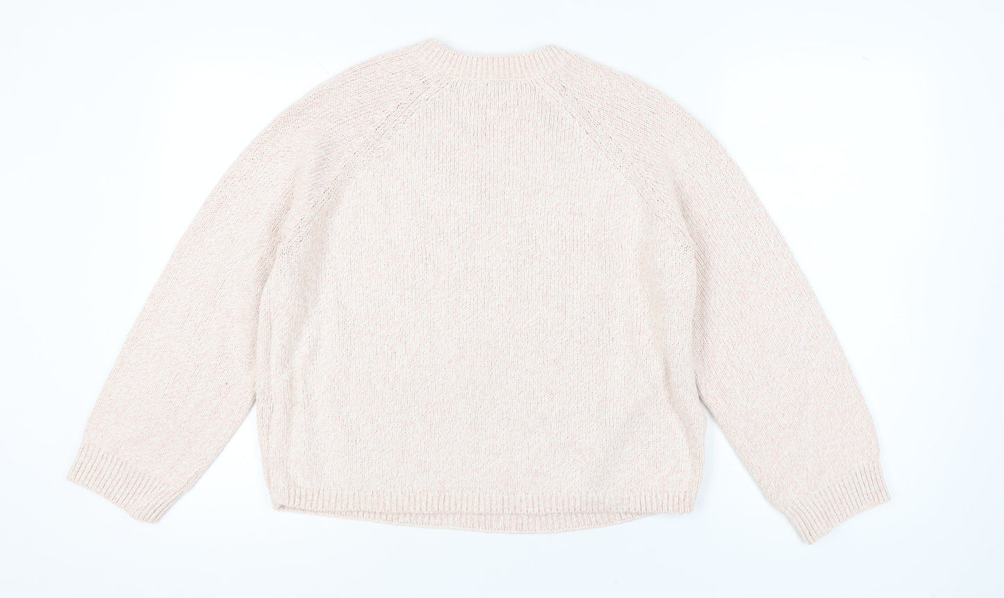 Womens UK Size M Marks and Spencer Pink Pullover Jumper