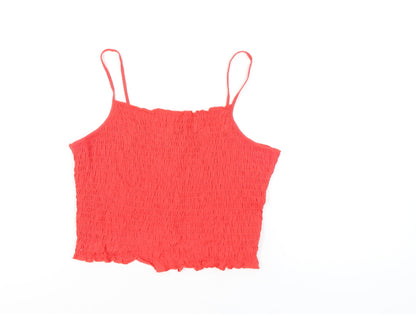 Womens UK Size 16 New Look Red Camisole Tank