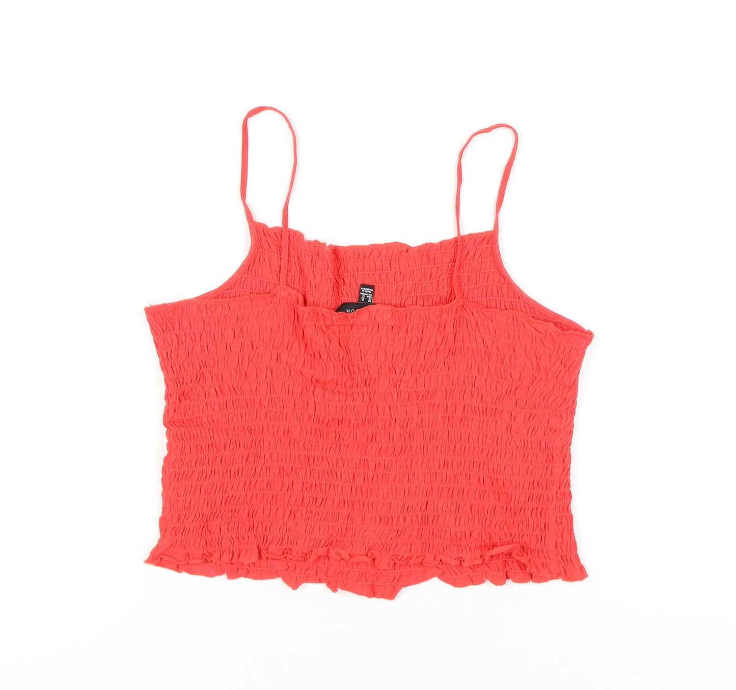 Womens UK Size 16 New Look Red Camisole Tank