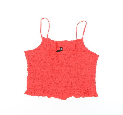 Womens UK Size 16 New Look Red Camisole Tank