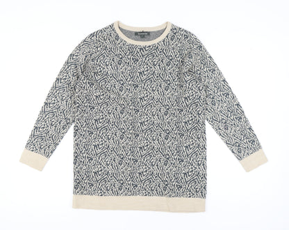 Womens UK Size 12 Bonmarché Multicoloured Pullover Jumper