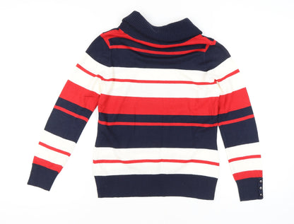 Womens UK Size 10 BHS Multicoloured Pullover Jumper
