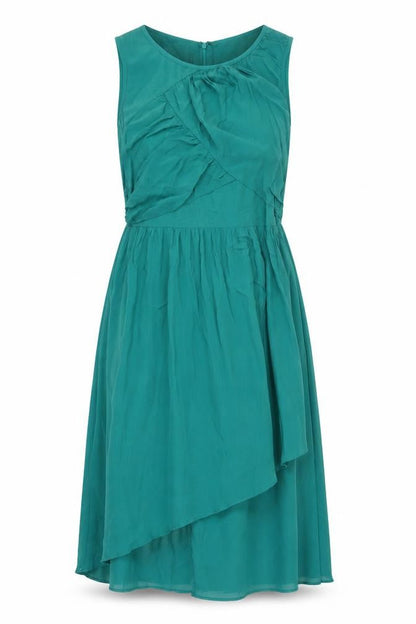 Marks and Spencer Green Asymmetric Dress, Size 14