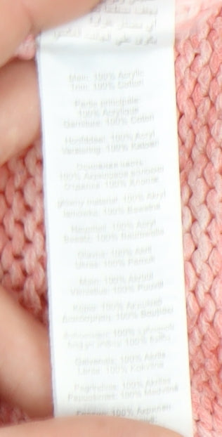 Womens UK Size 8 New Look Pink Pullover Jumper