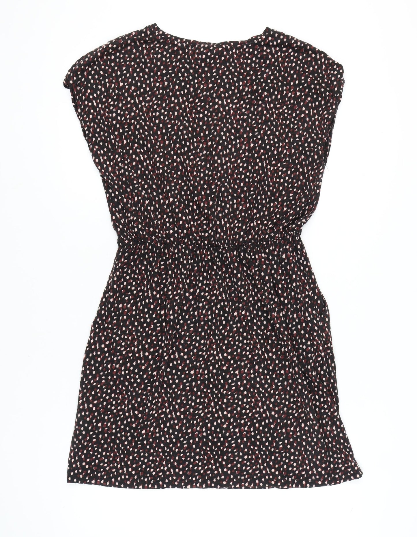 H&M Women Multicoloured L Polka Dot Dress Jersey