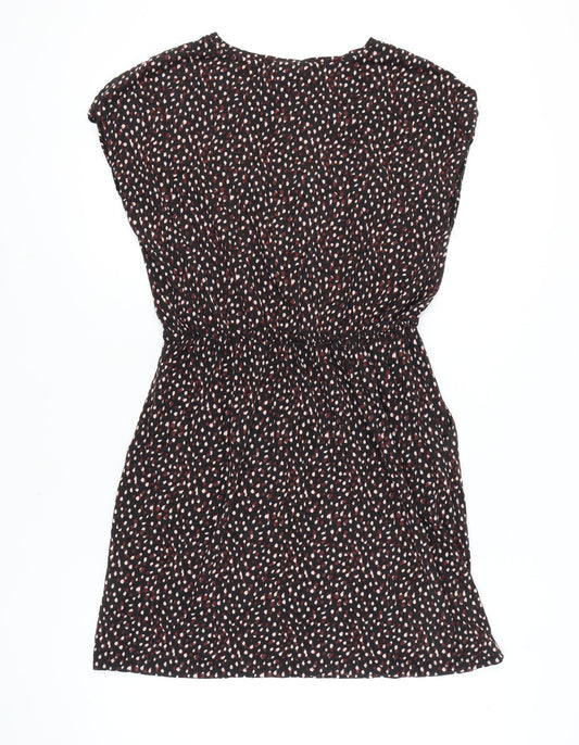 H&M Women Multicoloured L Polka Dot Dress Jersey
