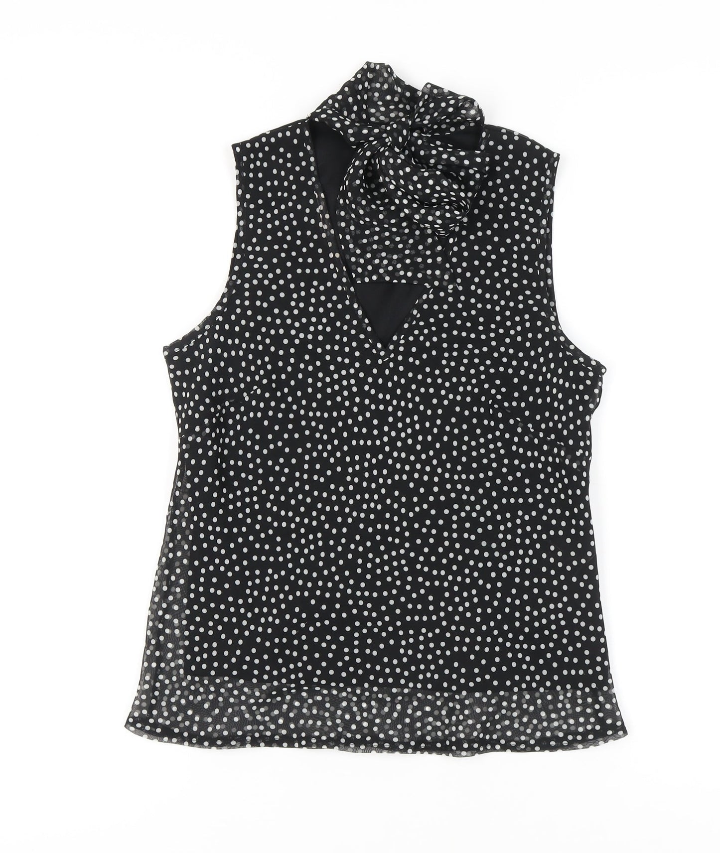 Womens UK Size 14 New Look Black Basic Blouse