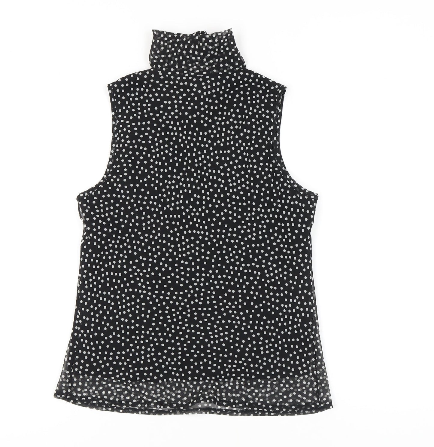 Womens UK Size 14 New Look Black Basic Blouse