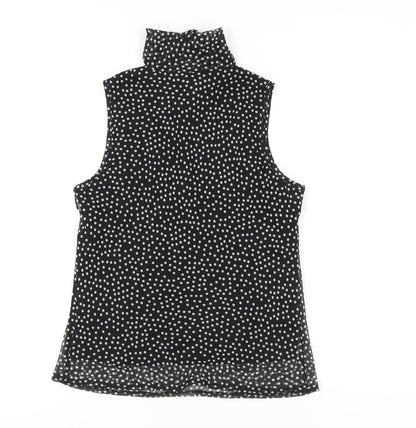 Womens UK Size 14 New Look Black Basic Blouse