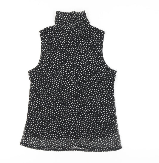 Womens UK Size 14 New Look Black Basic Blouse