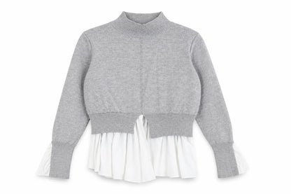 Womens UK Size L New Look Grey Pullover Jumper