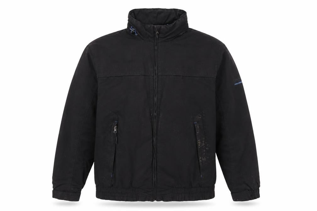 Maine New England Men's Black Windbreaker Jacket - L