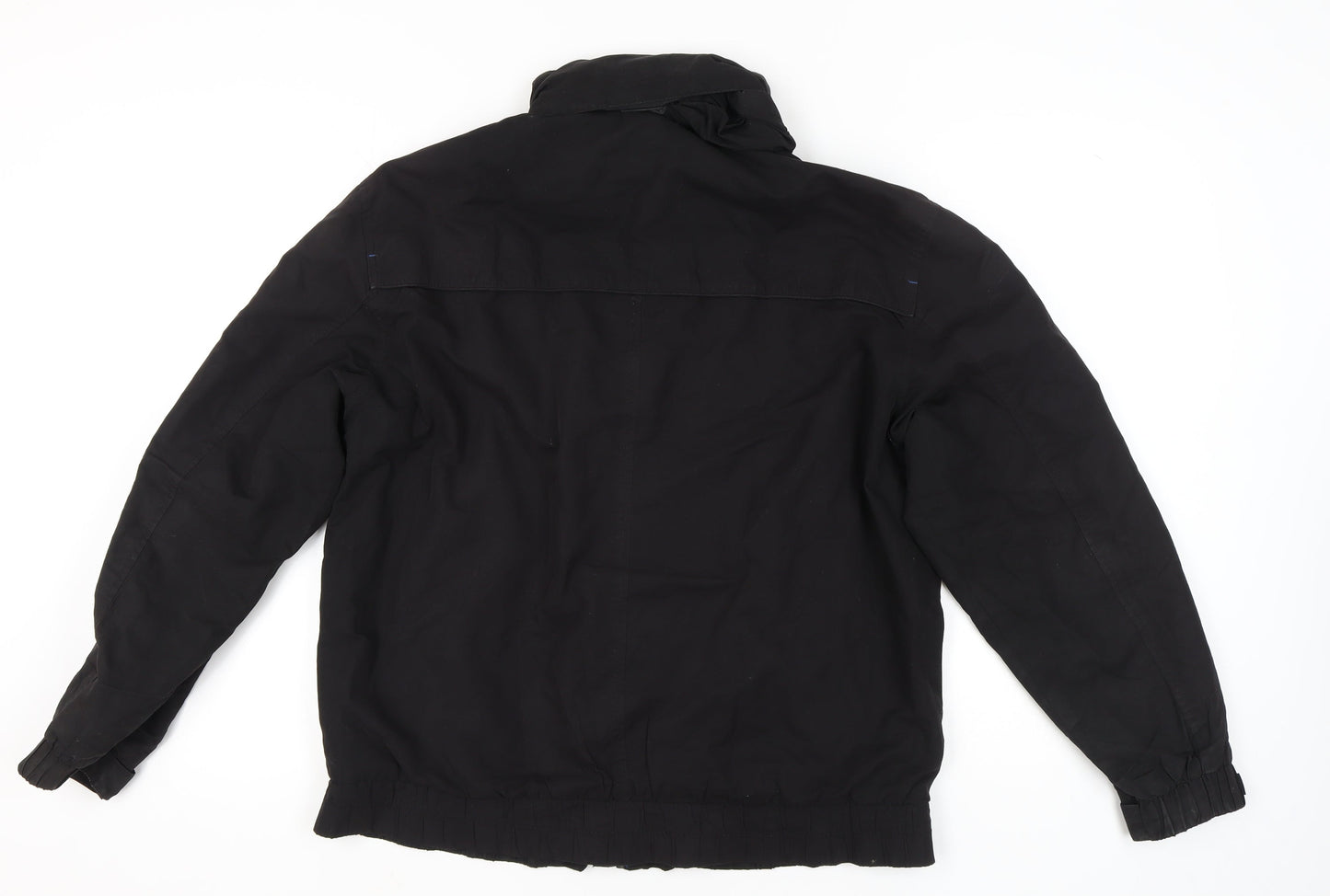 Mens UK Size L Maine New England Black Windbreaker Coat