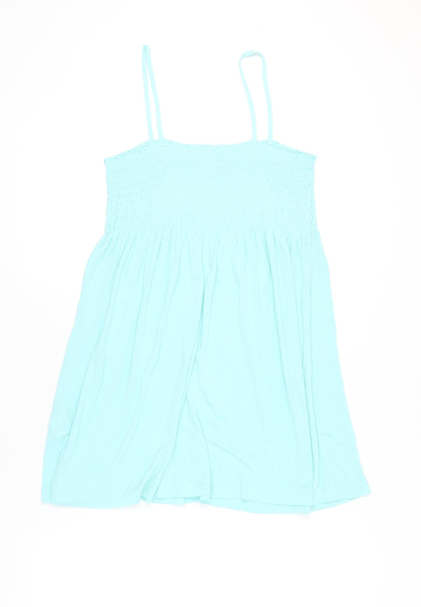 H&M Women’s Blue Slip Dress Size 14 - Casual Summer Style