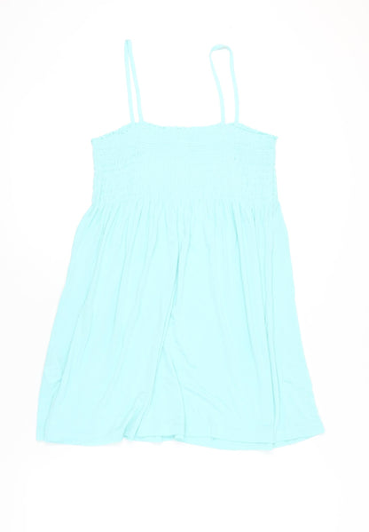 H&M Women’s Blue Slip Dress Size 14 - Casual Summer Style
