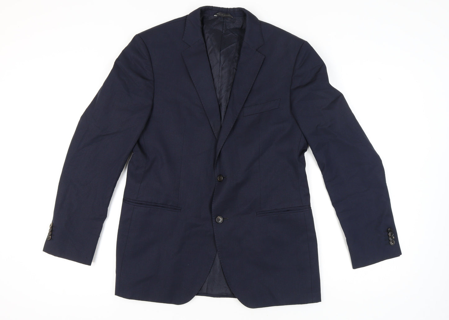 Hugo Boss Men's Blue Blazer - Size 40, Classic Style