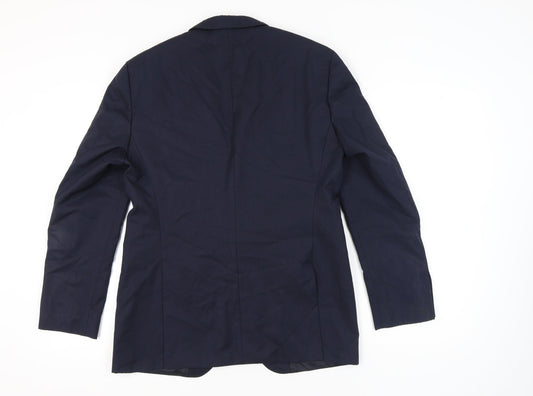 Hugo Boss Men's Blue Blazer - Size 40, Classic Style