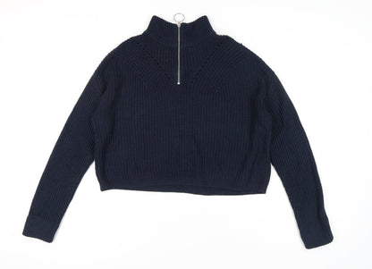 Womens UK Size S H&M Blue Pullover Jumper