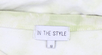 In The Style Women's Multicoloured Pullover Sweatshirt Size 18