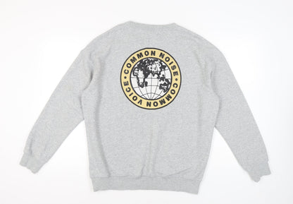 Mens UK Size L H&M Grey Pullover Sweatshirt