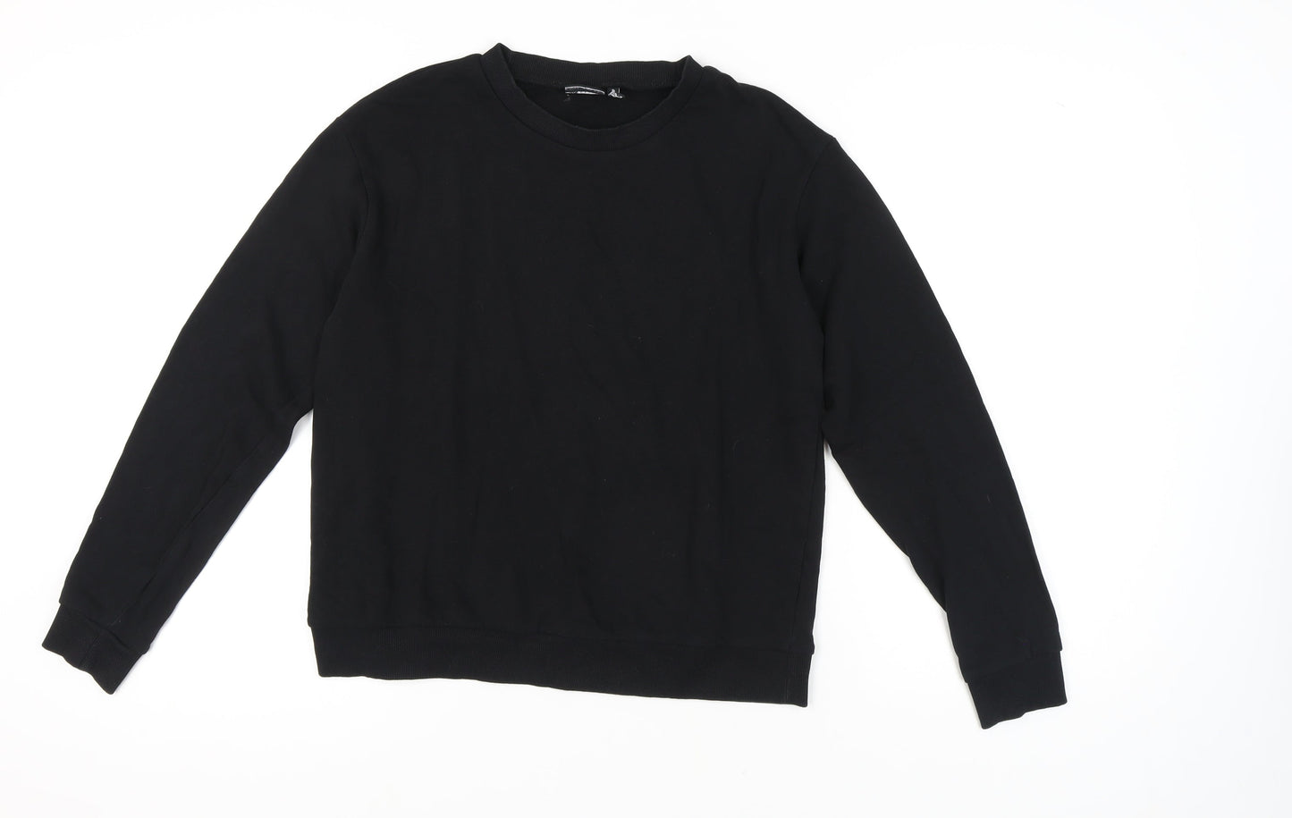 Womens UK Size 12 ASOS DESIGN Black Pullover Sweatshirt