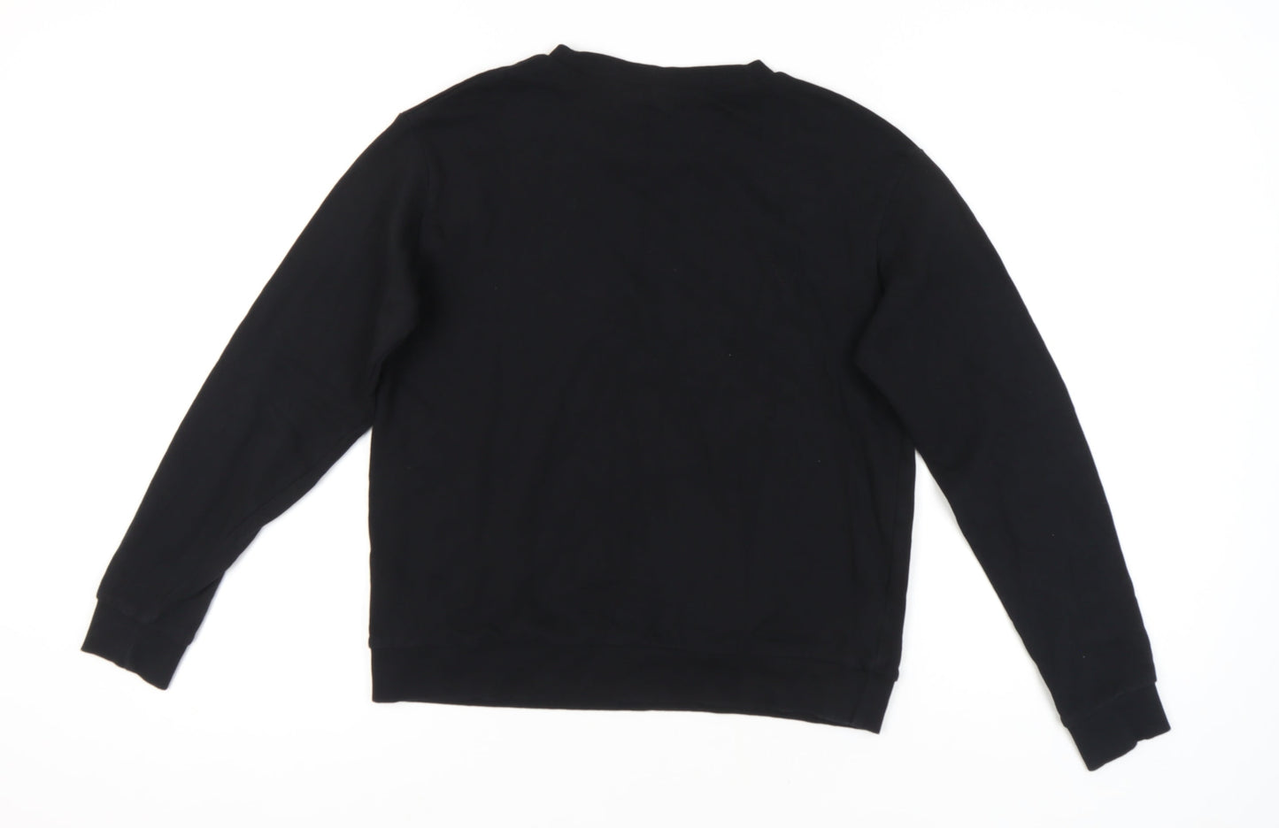 Womens UK Size 12 ASOS DESIGN Black Pullover Sweatshirt