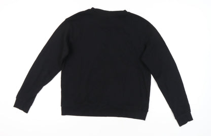 Womens UK Size 12 ASOS DESIGN Black Pullover Sweatshirt