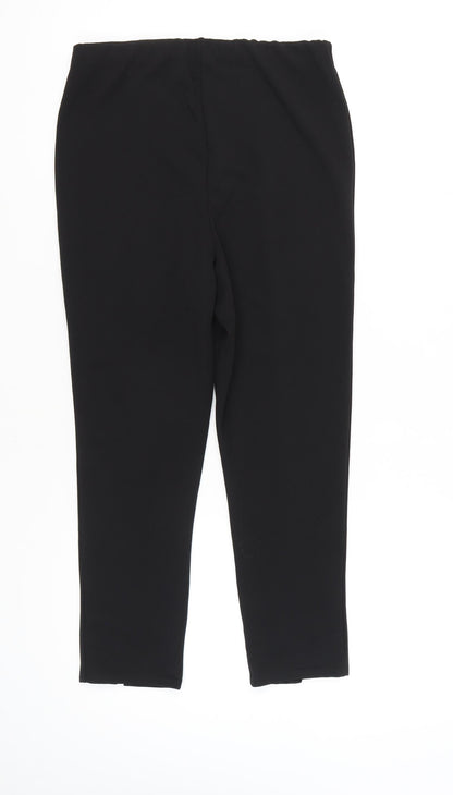 Yours Women's Black Leggings Size 16 Polyester Casual