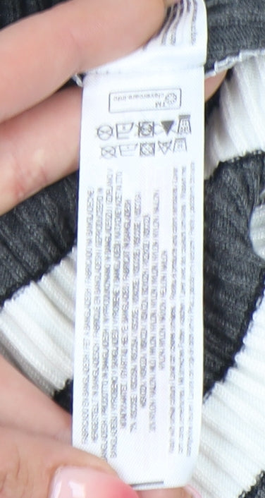 Primark Women's Stripe Roll Neck Jumper M