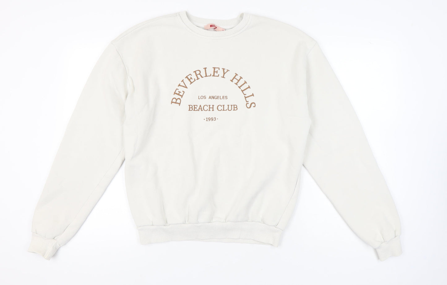 MISSPAP Women's Ivory Pullover Sweatshirt Size 10