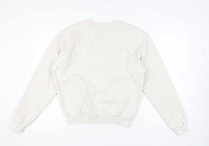 MISSPAP Women's Ivory Pullover Sweatshirt Size 10